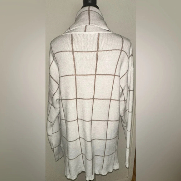 SHEIN Textured Turtleneck Top Windowpane Sweater - Size L - Picture 5 of 5